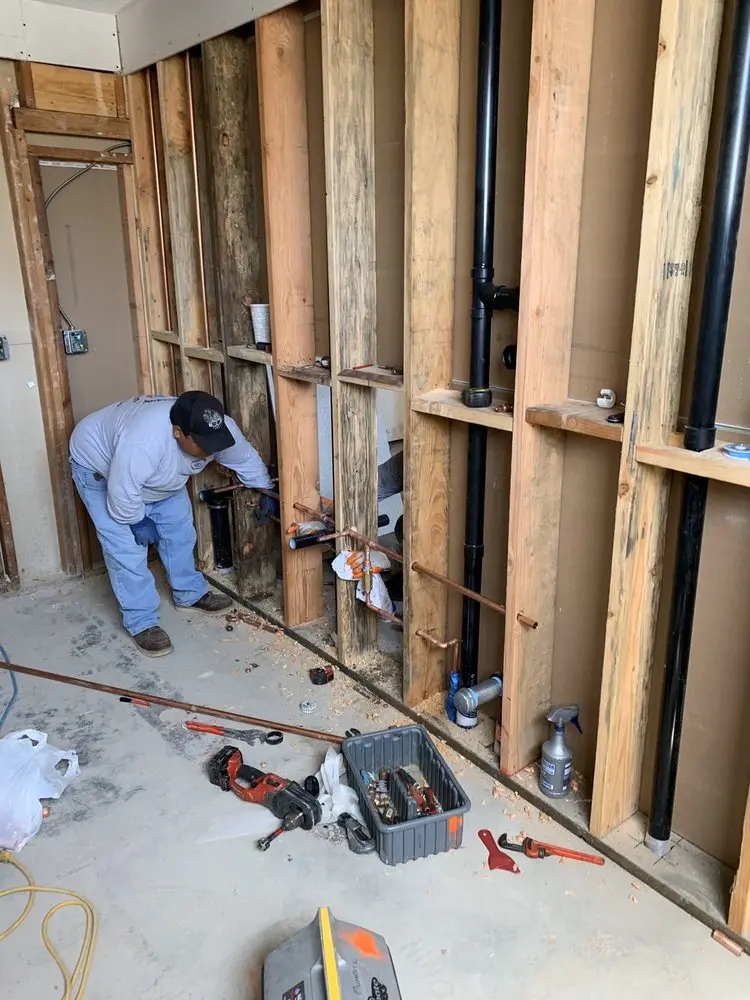 Commercial rough-in plumbing for Water Heater Replacement in New Lexington